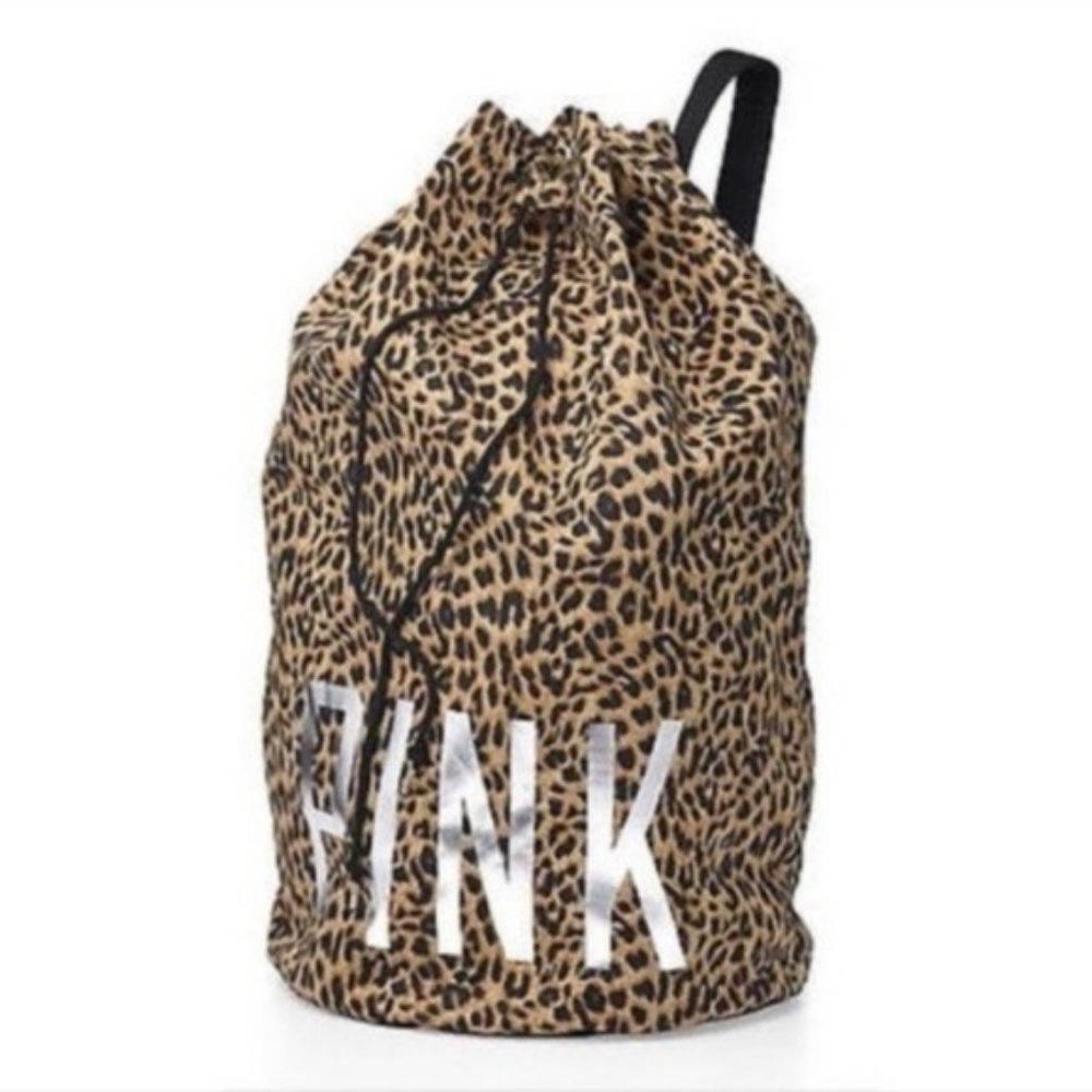 Pink VS Cheetah Laundry Bag